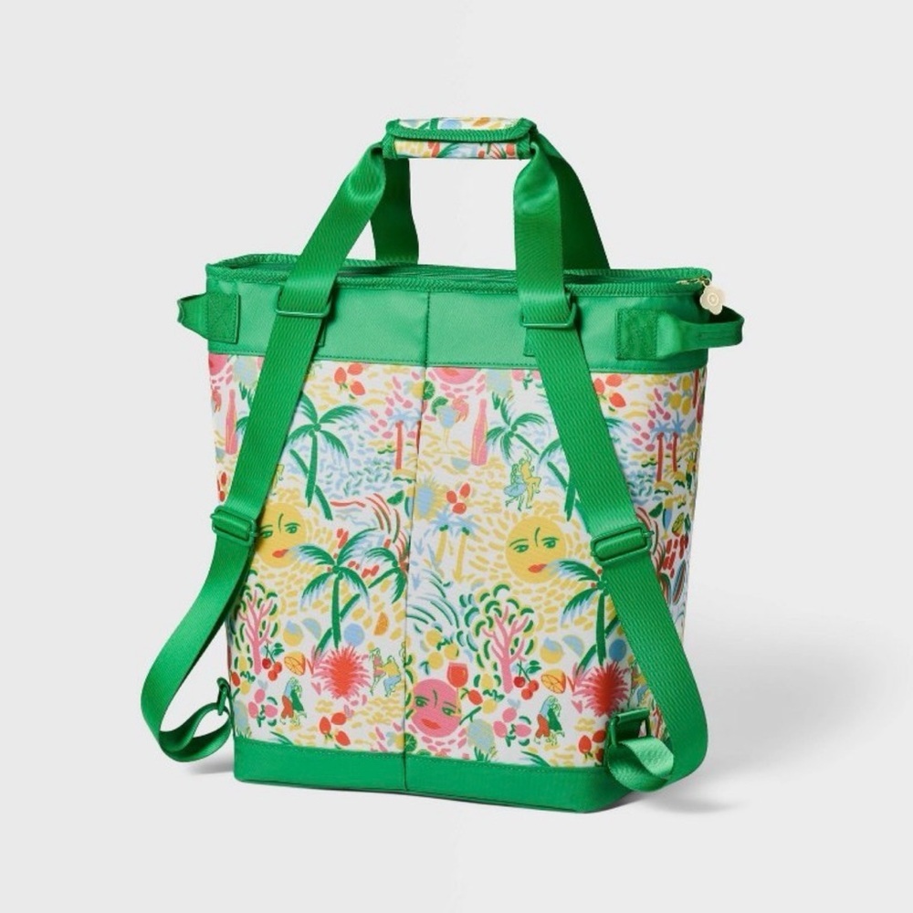 Roller rabbit, X target insulated beach tote, extra large - Picture 2 of 3